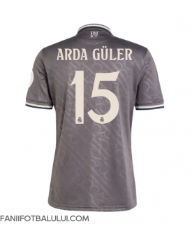 Real Madrid Arda Guler #15 Tricou Fotbal Replică 2024-25 Barbati Treilea